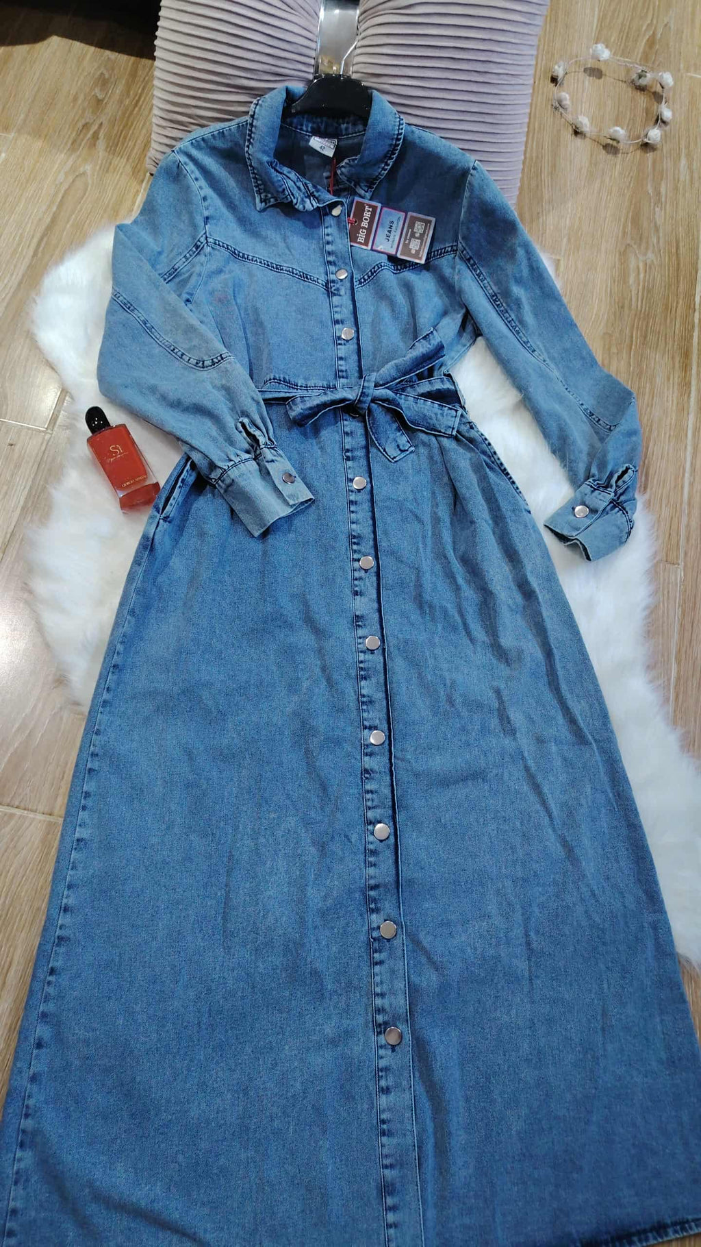 ROBE EN JEAN SUPER TENDANCE