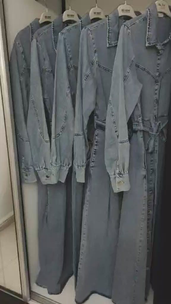 ROBE EN JEAN SUPER TENDANCE